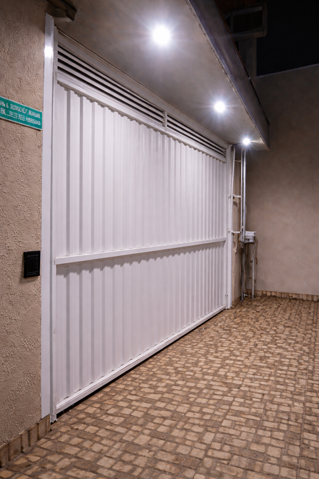 Portão de entrada do Porquinho da Índia Clube de Festas